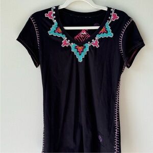 Double D Ranch Beaded T-Shirt S